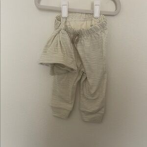 Pehr Striped Baby Pants and Hat Set